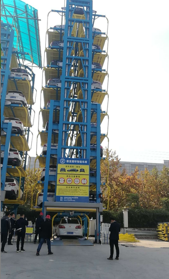 快速門應(yīng)用在垂直提升循環(huán)停車場工程案例